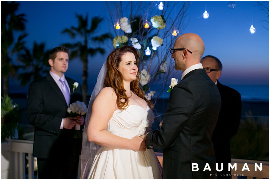 Bauman photographers, san diego photographer, wedding photographer, san diego wedding photographer, san diego wedding, coronado wedding, hotel del coronado, hotel del coronado wedding, nighttime wedding, san diego beach wedding, beach wedding