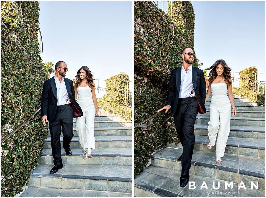 Modern Wedding Reception :: Del Mar, CA - Bauman Photographers