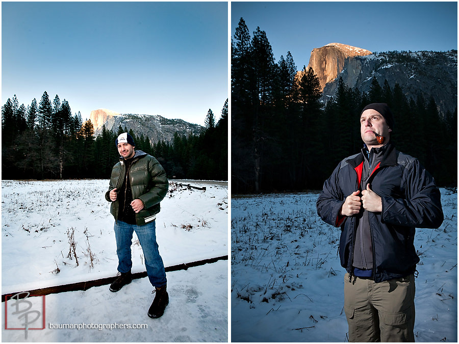 snow portrait photography