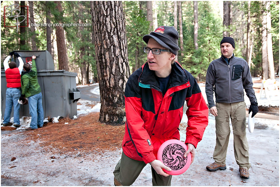frisbee photos in Yosemite