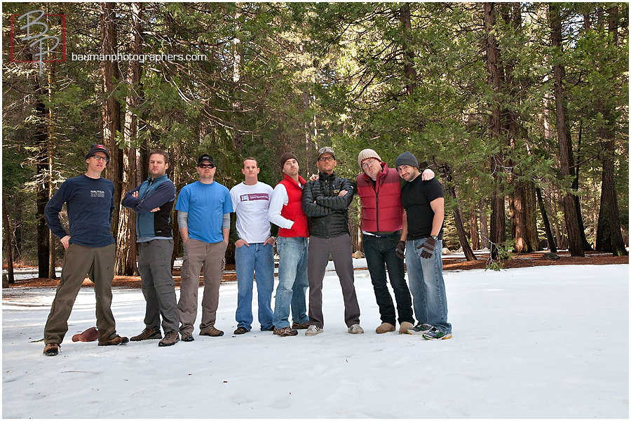 group picture in Yosemite