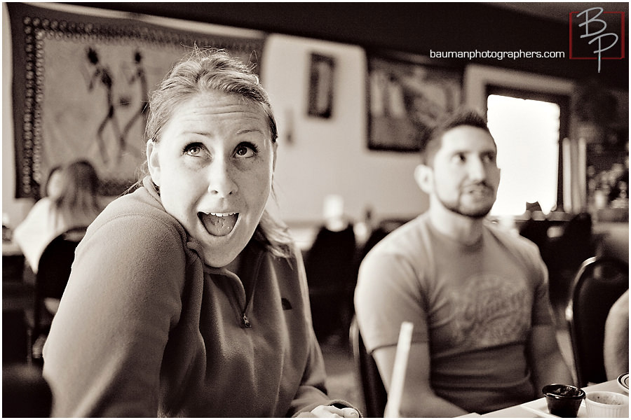 Bauman Photographers at lunch in San Diego