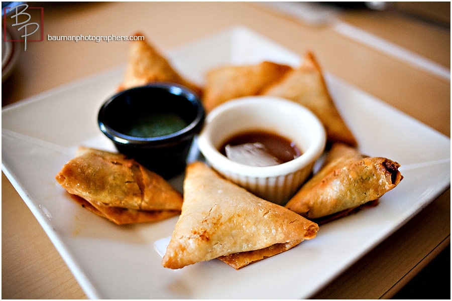 Appetizer photographs from Flavors of East Africa