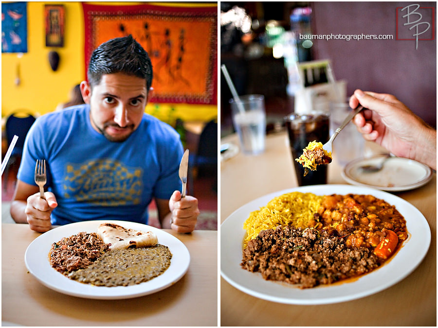 Lunch food photographs at Flavors of East Africa