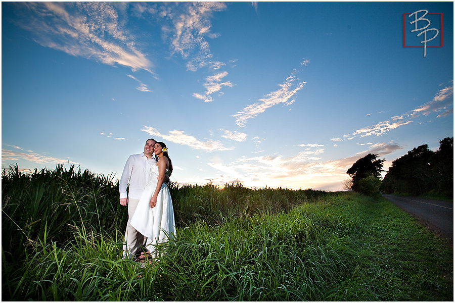 bridal portraits at sunrise