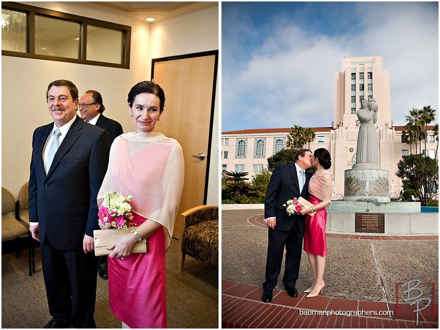 San Diego Courthouse wedding photos