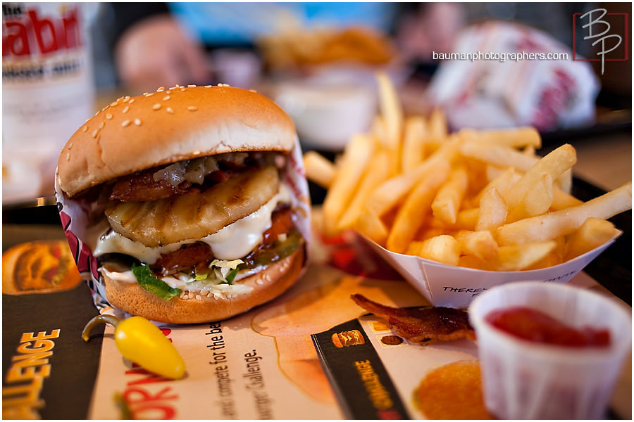 Food photographs at The Habit