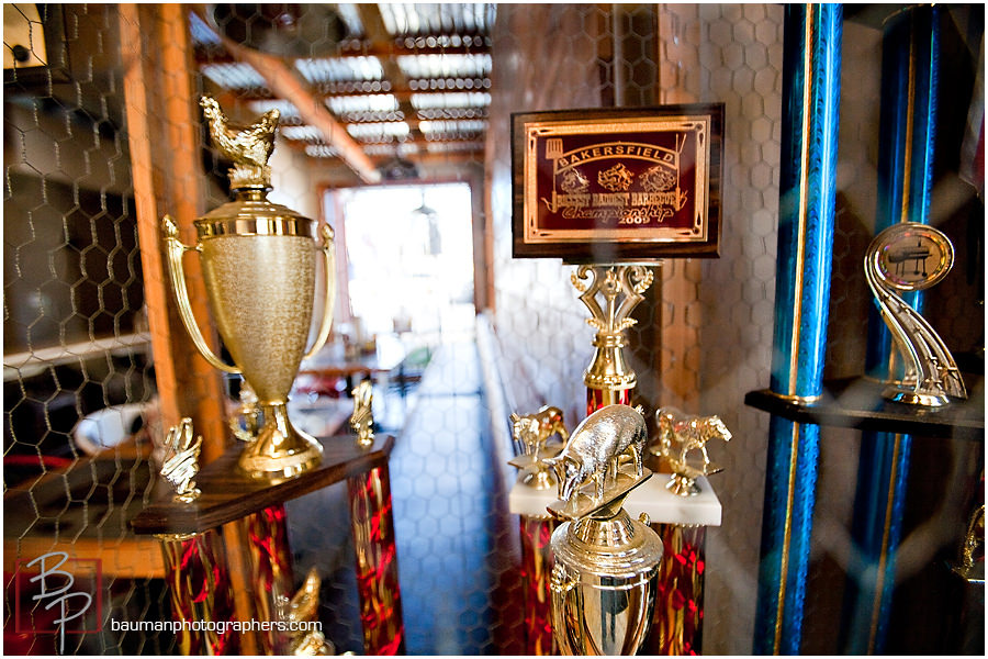 food trophies of Brazen BBQ