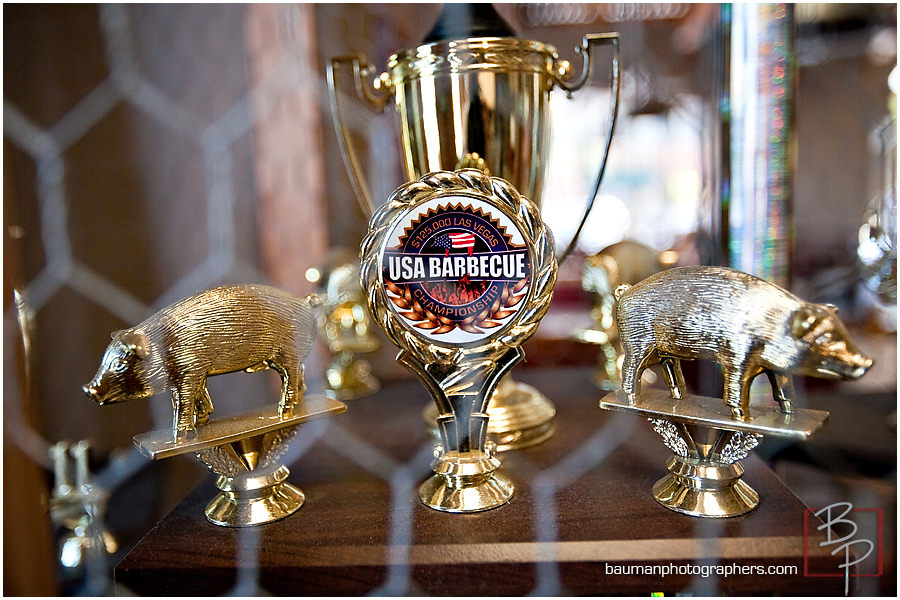 Brazen BBQ Food Champion trophy in San Diego