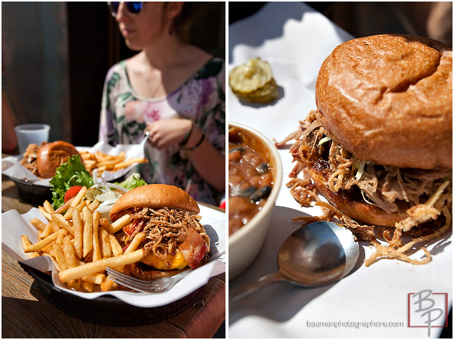 burgers from Brazen BBQ San Diego