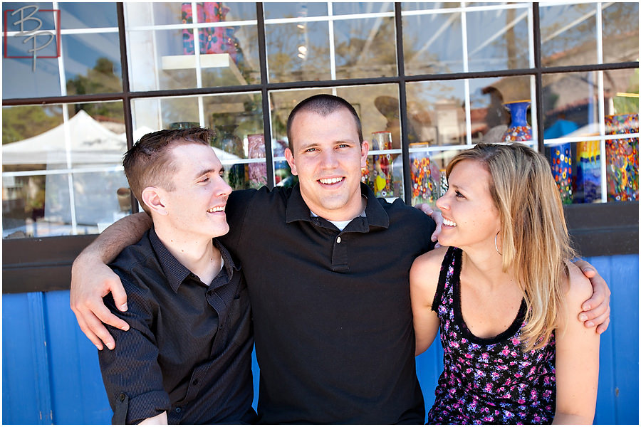 Family portrait session in San Diego