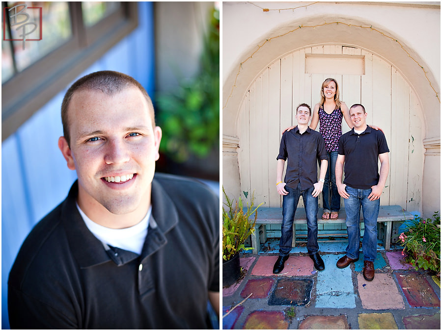 Family portrait session in San Diego