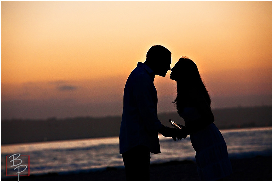 Coronado Beach Sunset Engagement