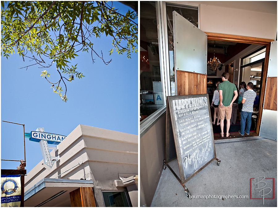 Gingham restaurant in La Mesa