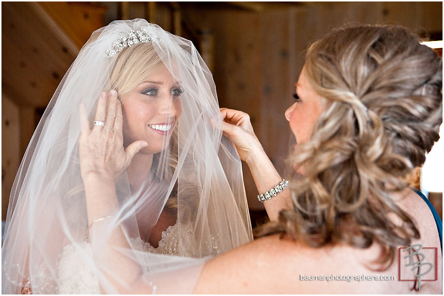 beautiful bride creative wedding portrait 