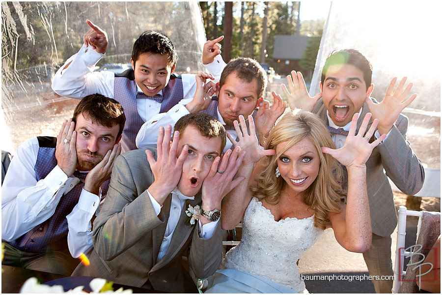 family wedding photo