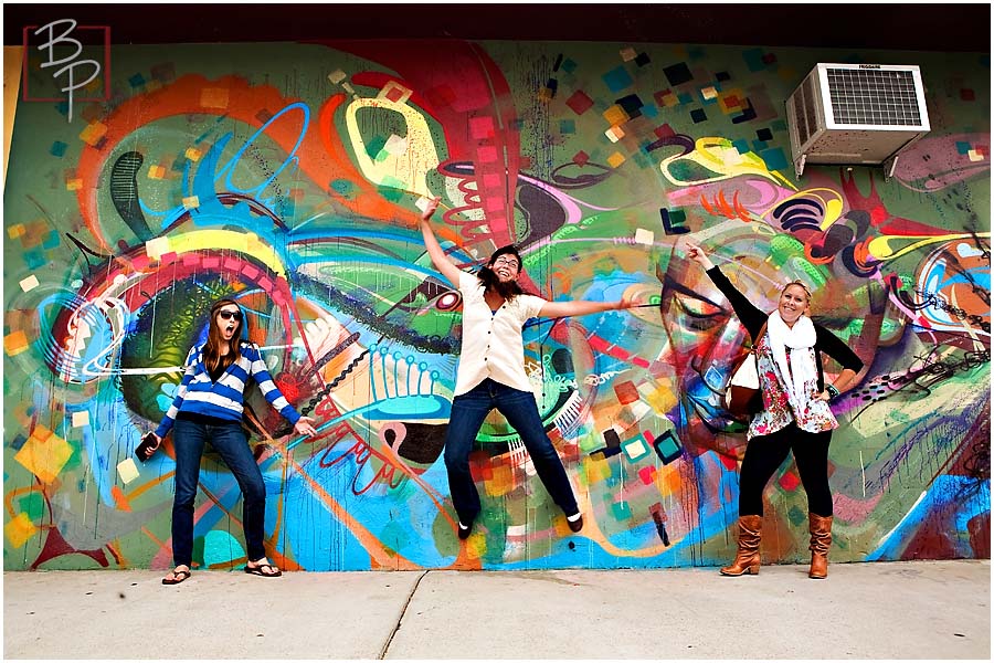  Girls Jumping at University Ave.