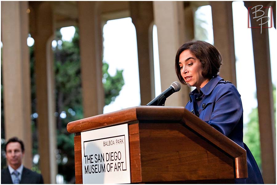 Keynote speaker at Balboa Park Museum of Art 