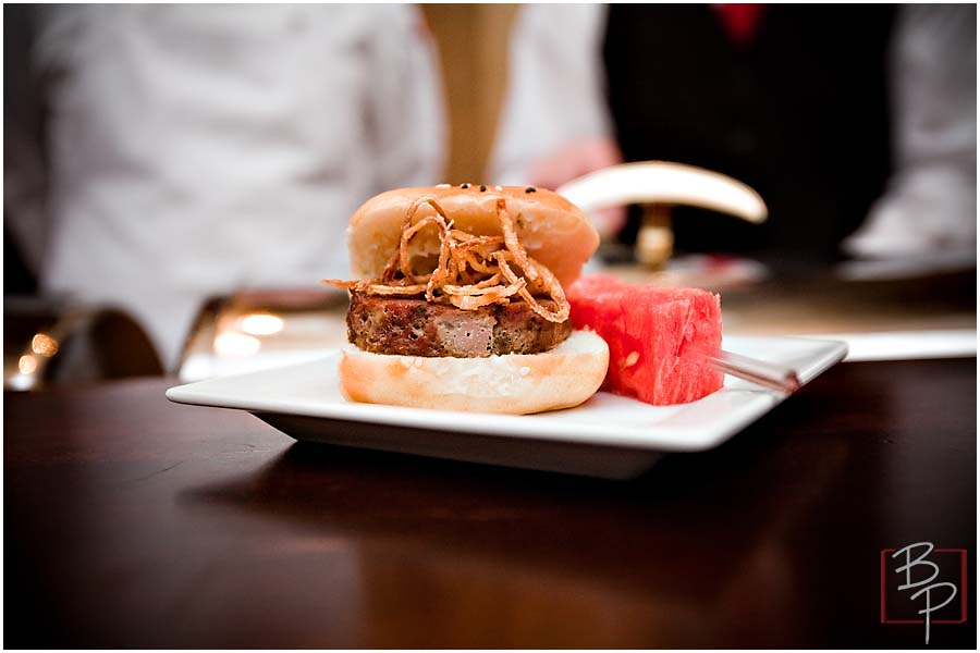 Small hamburger and watermelon at SDMA 