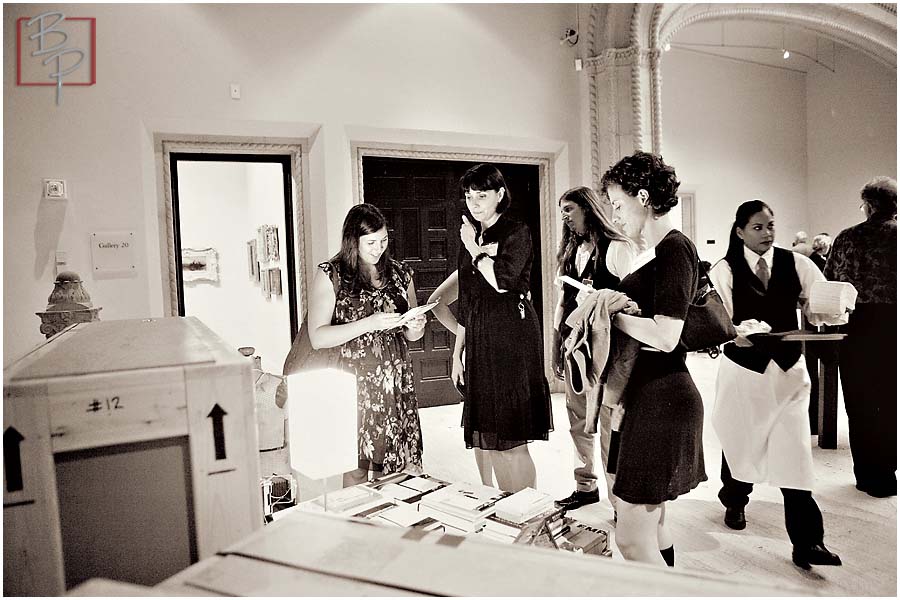 Girls inside the Museum of Art in Downtown San Diego