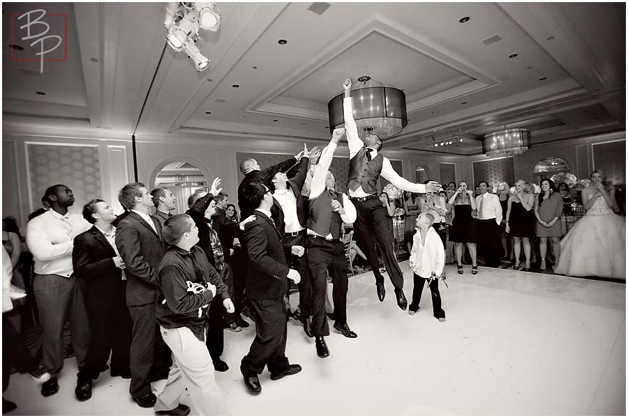 jumping for the garter