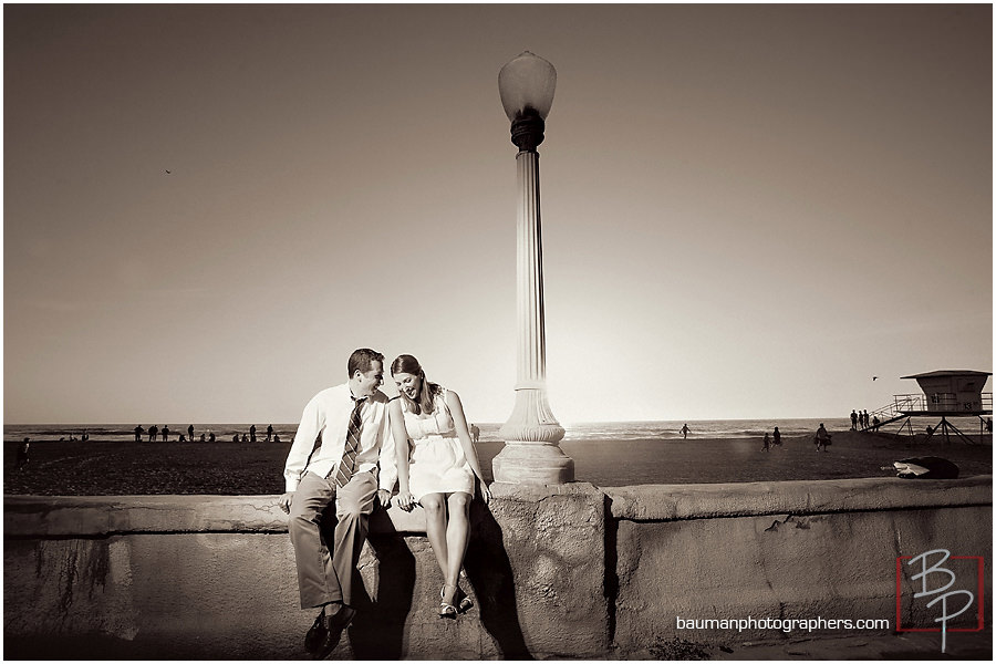 San Diego engagement pictures at Mission Beach