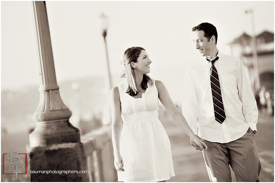 Bauman Photographers engagement photos at Mission Beach