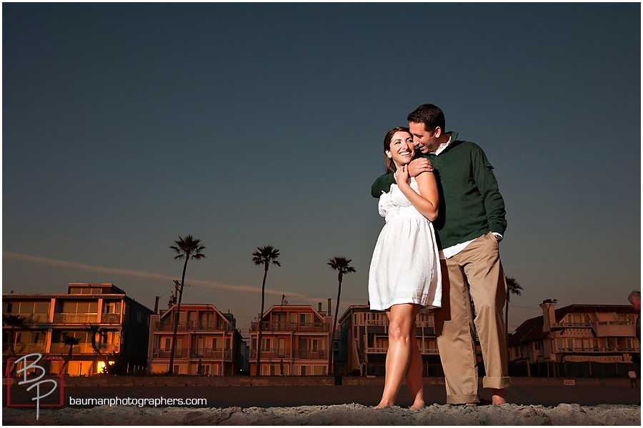 Bauman Photography engagement pictures at Mission Beach