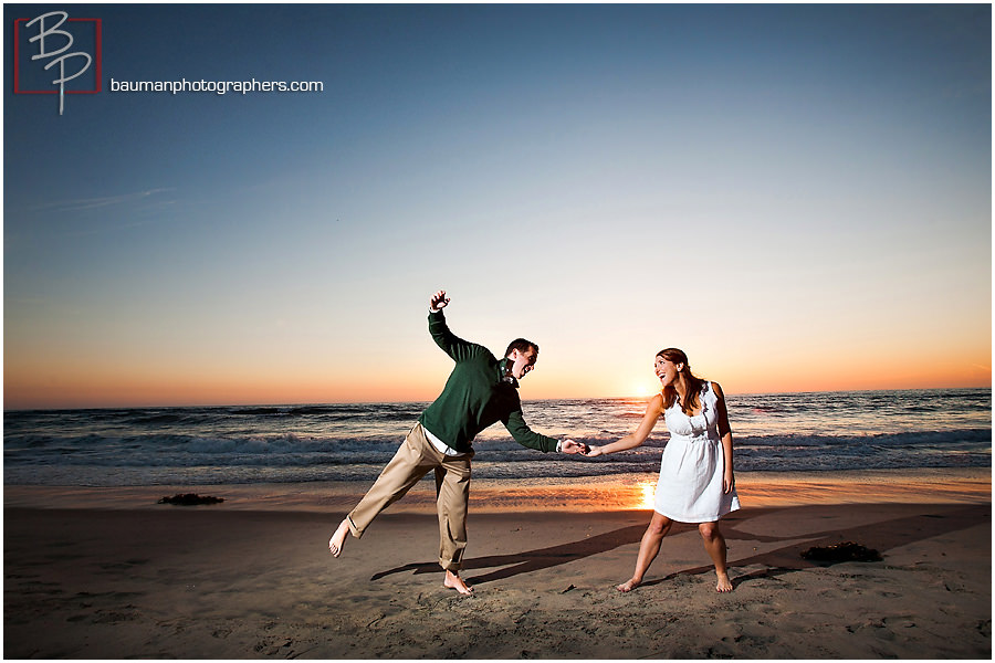 Engagement photography Mission Beach