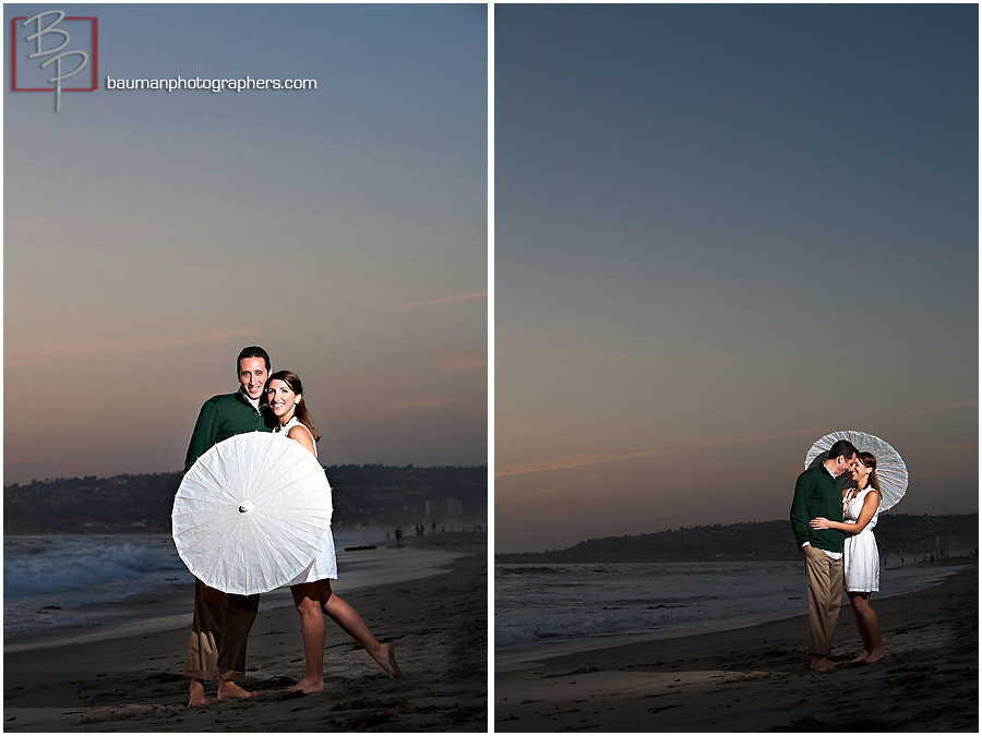 Engagement pictures at Mission Beach