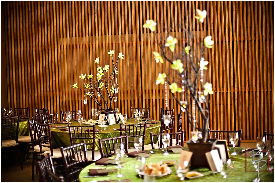green wedding table
