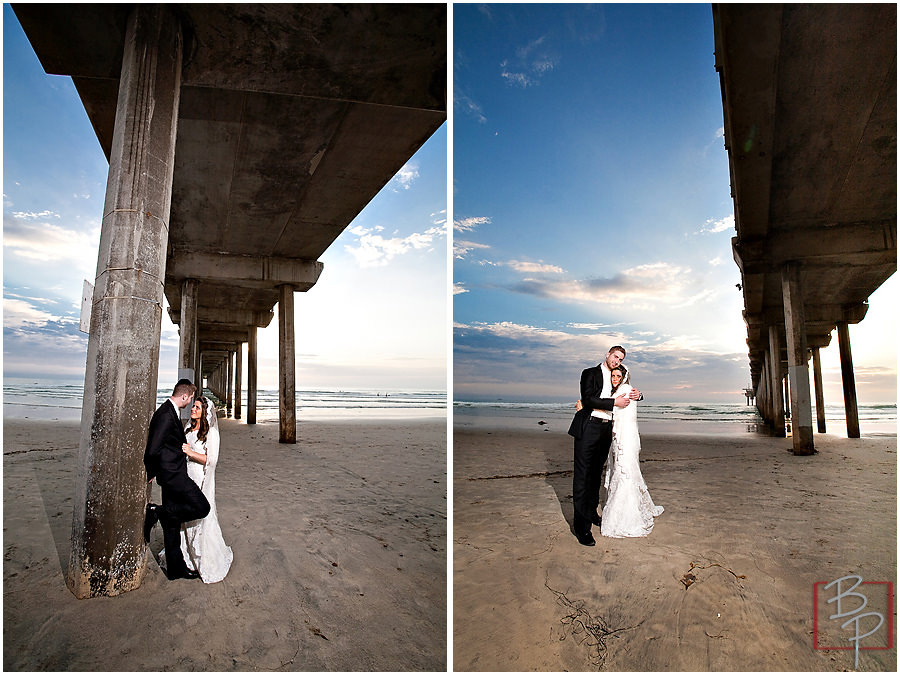 Pier Wedding Portraits