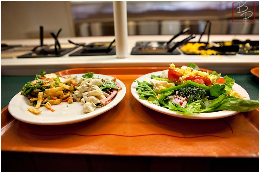 Salads at Mission Valley Restaurant