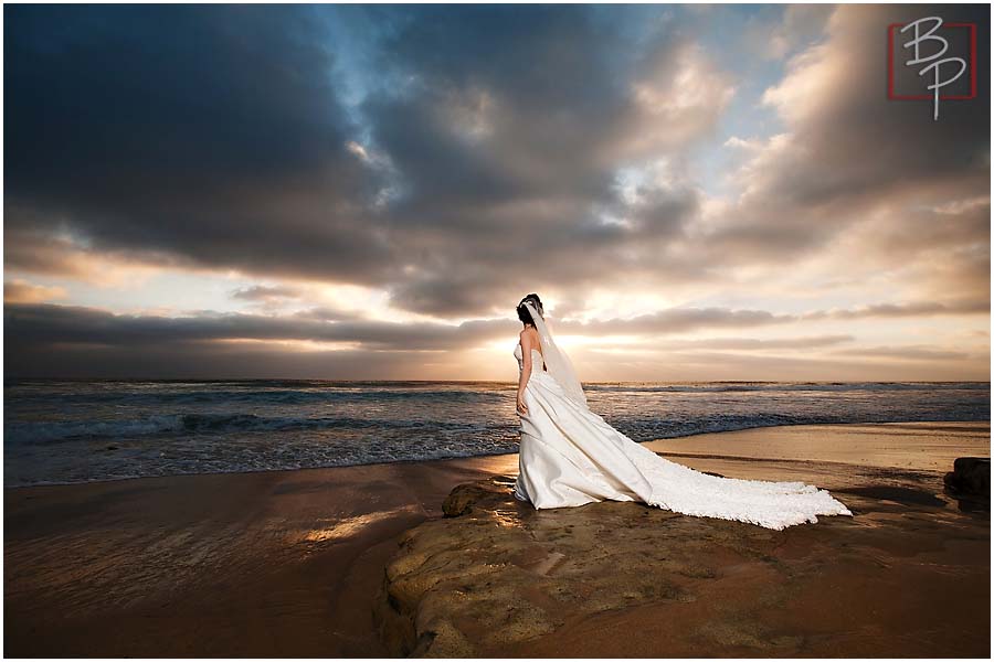 San Diego sunset wedding photographs