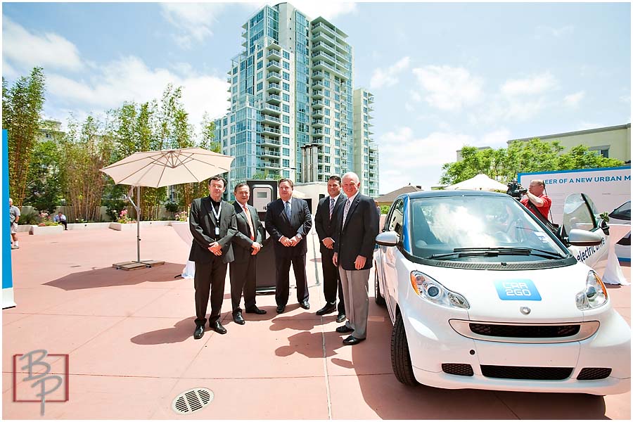  CAR2GO Keynote Speakers and San Diego Major Jerry Sanders at Hotel El Cortez in Downtown San Diego