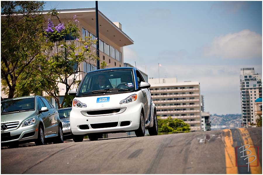 CAR2GO at Ash Street in Downtown San Diego  