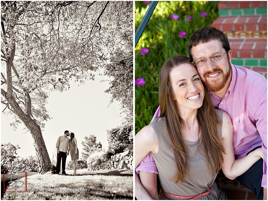 Engagement pictures, Inn at Rancho Santa Fe, San Diego