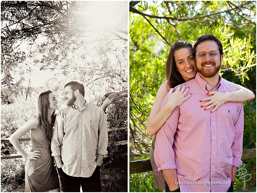 Engagement portraits by Bauman Photographers, San Diego