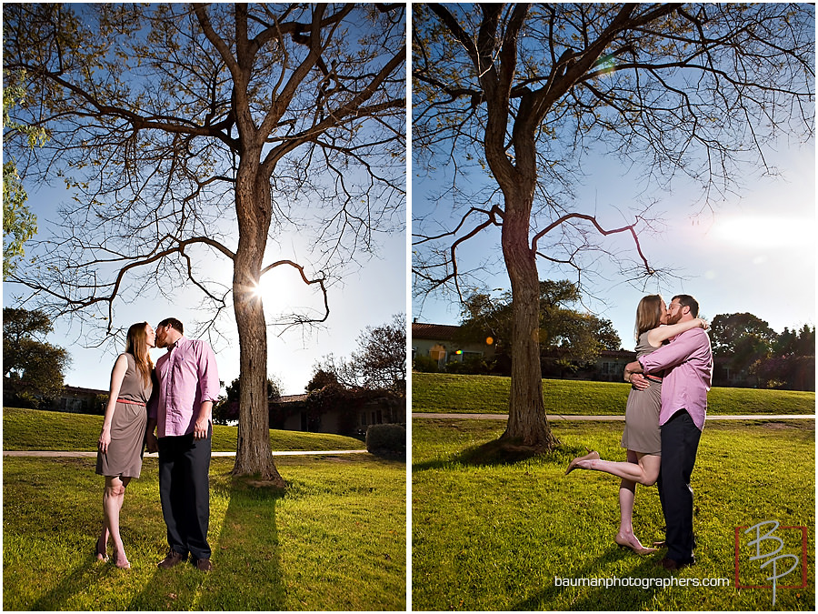 Engagement images taken in San Diego, CA