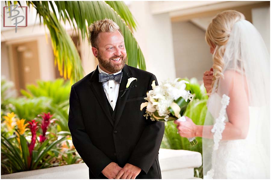 First Look Wedding Photography Bride