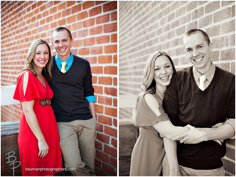 Engagement photography by Bauman