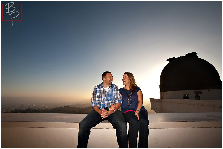 Los Angeles Griffith Observatory Armenian engagement session