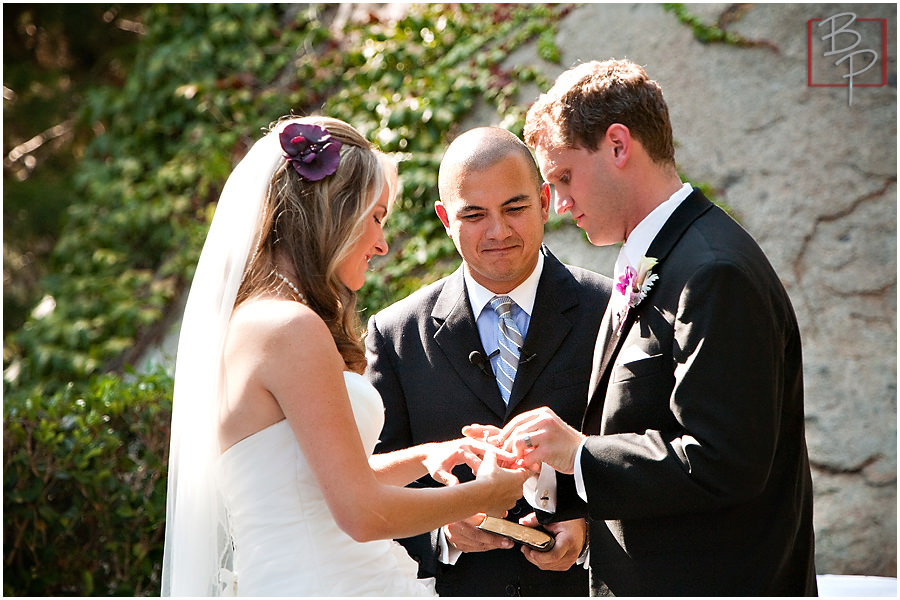 Wedding vows photography rings