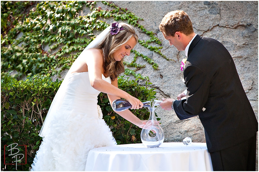 Sand Ceremony at Wedding