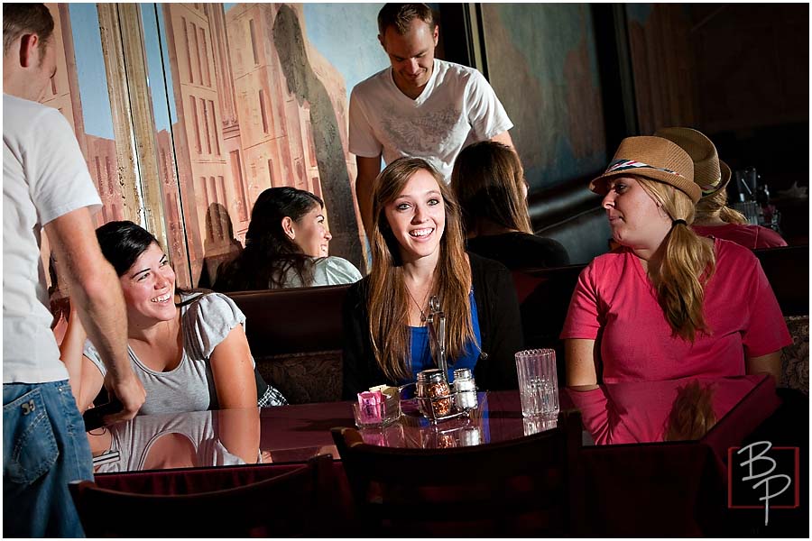 Friends hanging out at Etna Ristorante and Pizza House in El Cajon 