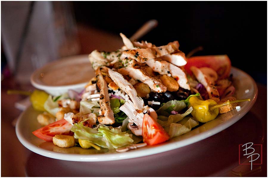 Chicken and salad from Etna Ristorante and Pizza House in El Cajon Blvd. 