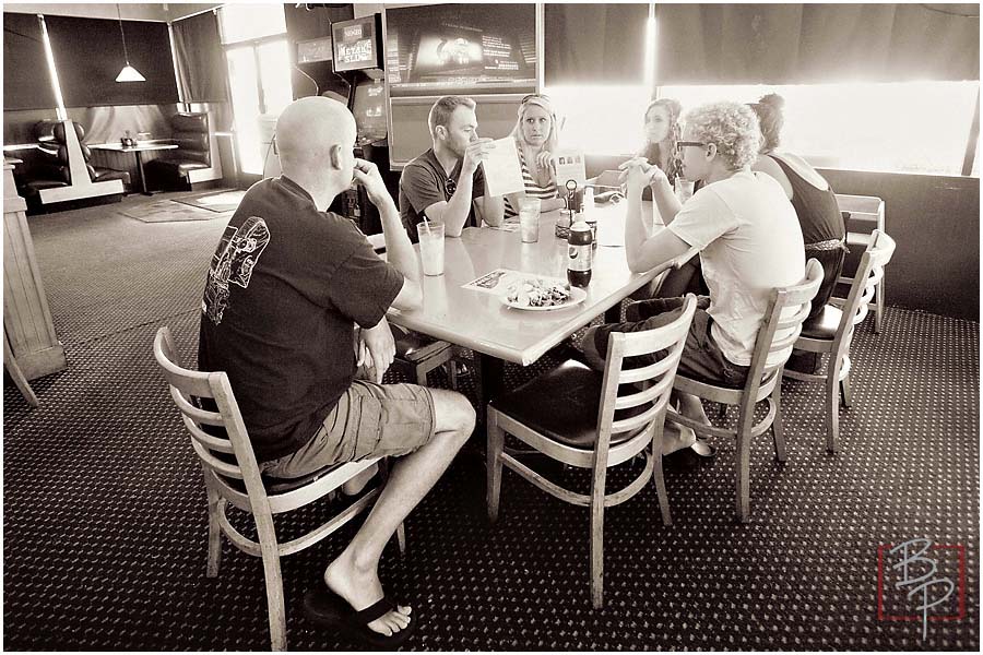 Bauman Photographers Team at Lunch