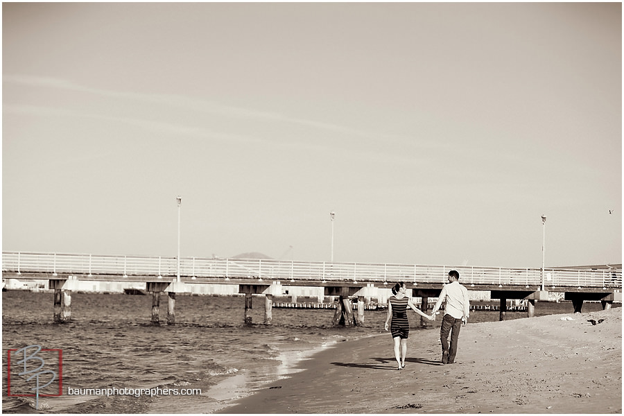 Coronado Beach engagement photos