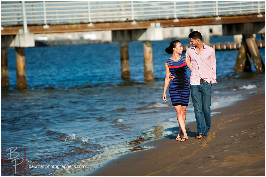 Engagement pictures at Coronado beach