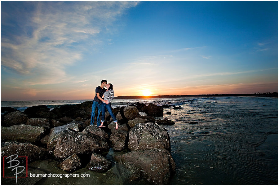 San Diego beach engagement photography at Coronado Island